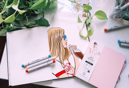 Рисунки маркерами легко