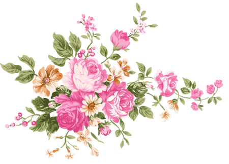 Цветы на прозрачном фоне