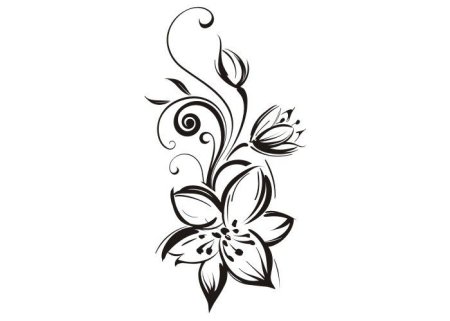 Узоры цветы небольшие