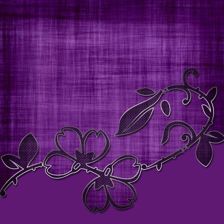 Сиреневые узоры