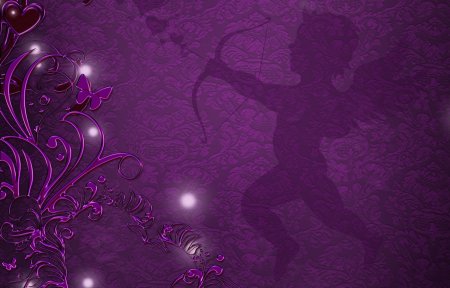 Фиолетовый фон с узорами