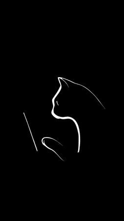 Рисунки на черном фоне