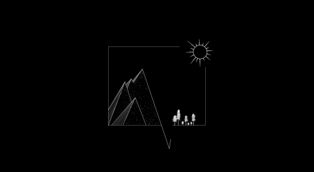 Рисунки на черном фоне