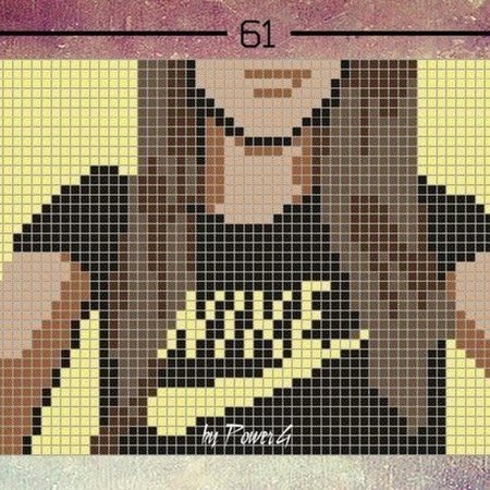 Рисунки по клеточкам девочки