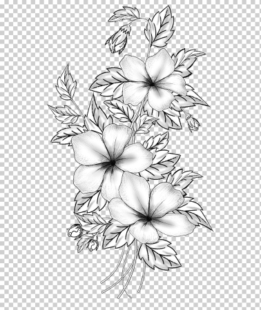 Цветы эскиз
