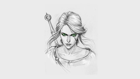 Ведьмак Цири арт