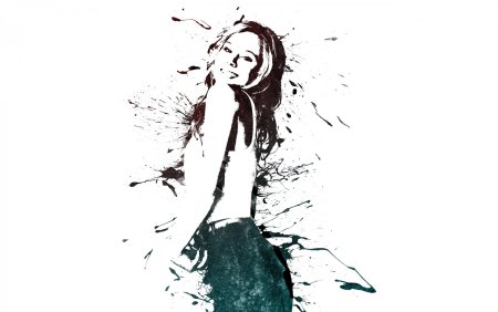 Женщина абстракция