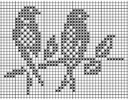 Схема жаккарда птички