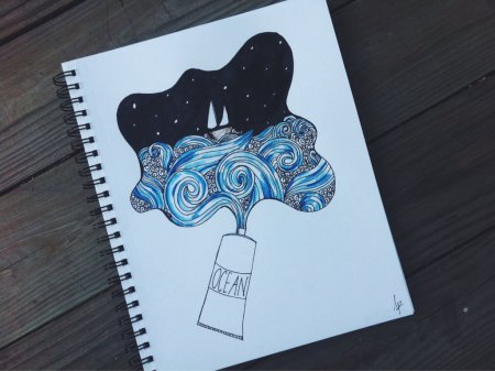 Маленькие рисунки в скетчбук