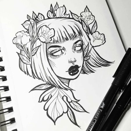 Легкие рисунки для скетчбука