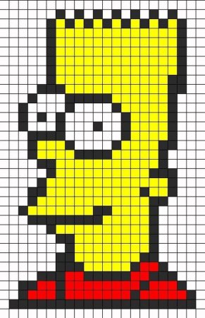 Рисование по клеточкам машины