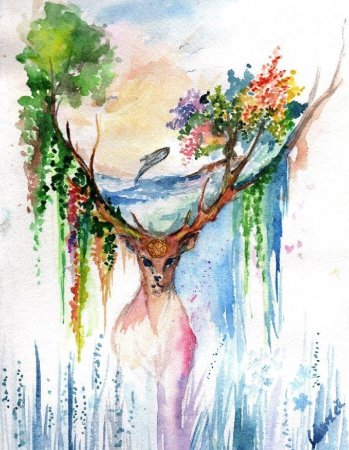 Красивые рисунки акварелью для начинающих