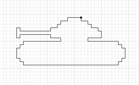 Графический диктант для дошкольников Жук