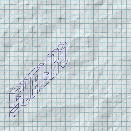 Узоры в тетради в клетку