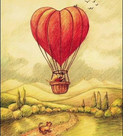 Цветные линии карандашом