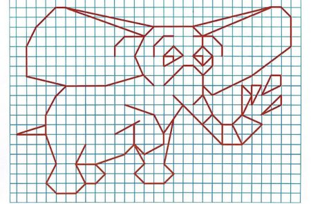 Рисование по клеточкам животных