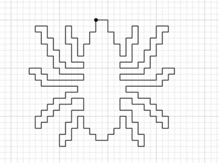 Рисование по клеточкам простым карандашом