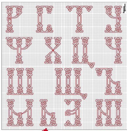 Алфавит для вышивания