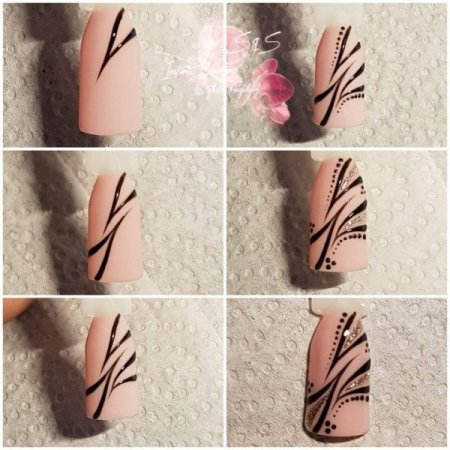 Рисунки на ногтях для начинающих