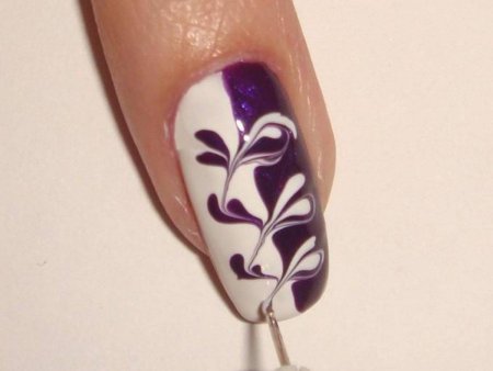 Цветочки на ногтях для начинающих