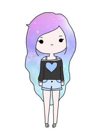 Девочки для срисовки легкие