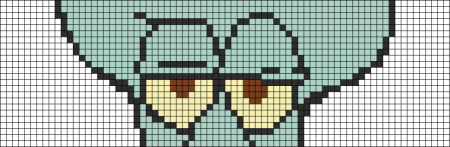 Рисунки в клетку большие