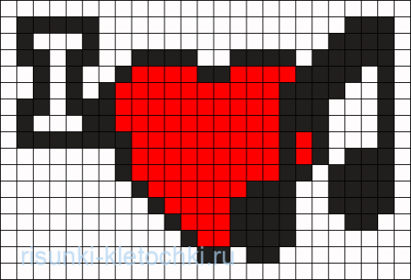 Рисовать по клеточкам в тетради