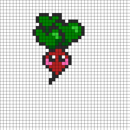 Рисунки по клеточкам лёгкие