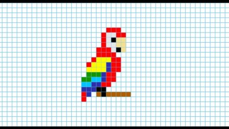 Рисунки по клеточкам маленькие