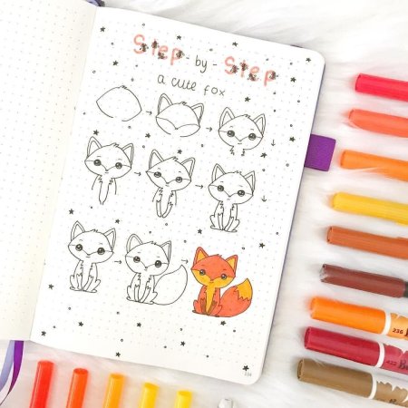 Красивые скетчи маркерами