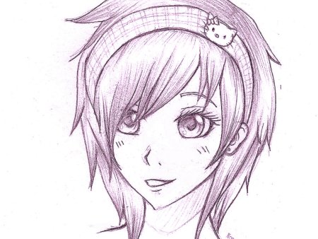 Картинки для срисовки девушки