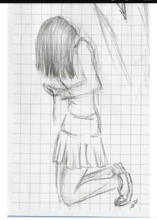 Лицо девушки для срисовки