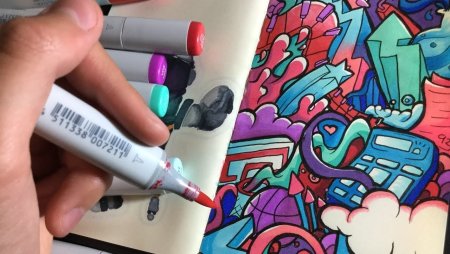 Рисунки для срисовки маркерами