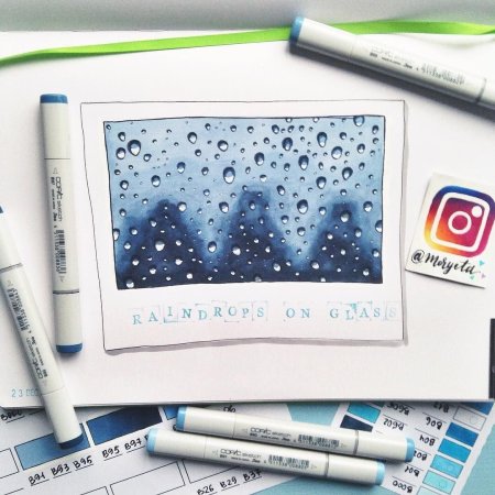 Рисование маркерами для скетчинга