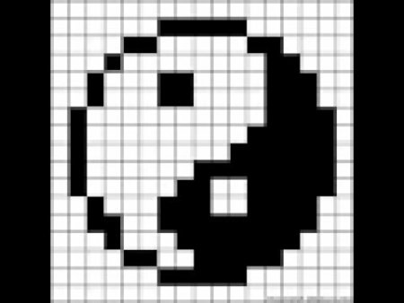 Рисунки по клеточкам маленькие и красивые черно белые