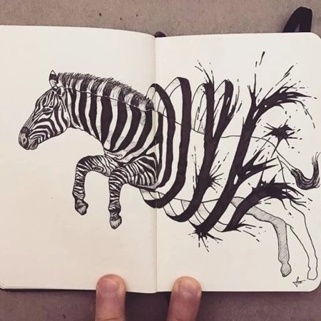 Лёгкие эстетичные рисунки для скетчбука