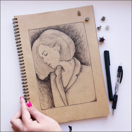 Рисунки для скетчбука черной р