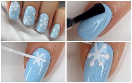 Маникюр на НГ своими руками