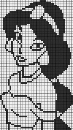 Рисунки в клеточку