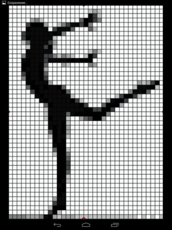 Человек паук по клеточкам