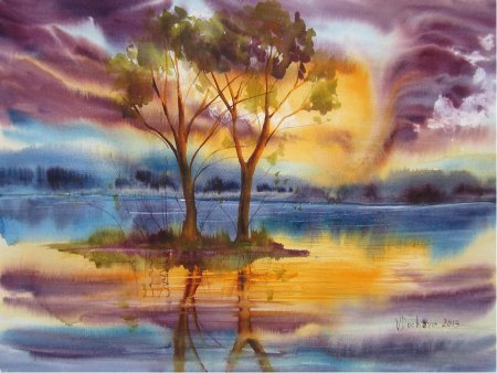 Пейзаж рисунок