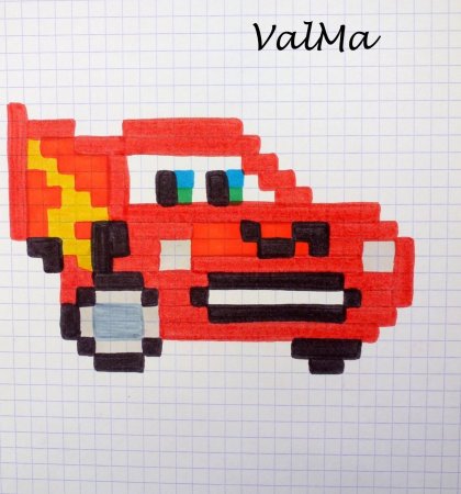 Машина по клеточкам