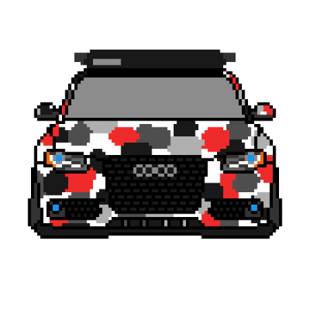 Машина в пиксель арт DBL cgthhtlb b c ,JRE