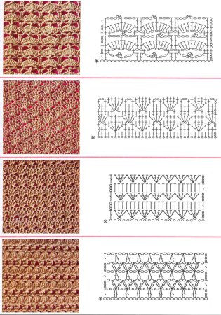 Ажур крючок узоры удачная подборка