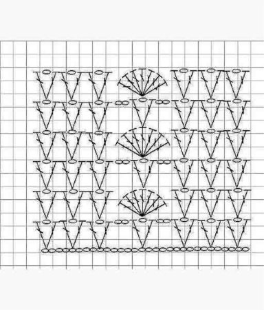 Узоры крючком со схемами