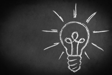 Рисунки мелом на доске