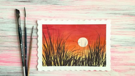 Рисование для начинающих цветов акварелью