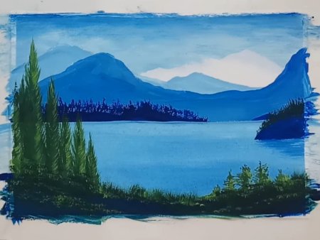 Рисунки красками для начинающих