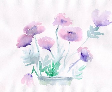 Пейзажи акварелью легкие