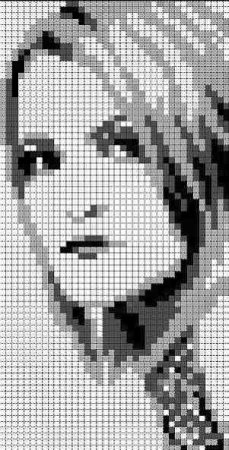 Рисунок девочкипоклетачкам